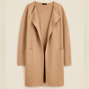 J.Crew Juliette Collarless Sweater-blazer